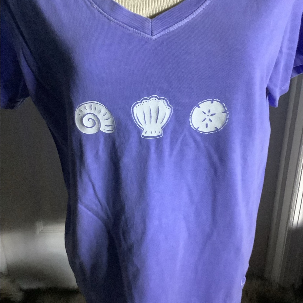 Fresh Produce short sleeve top white shellfish - Picture 2 of 2